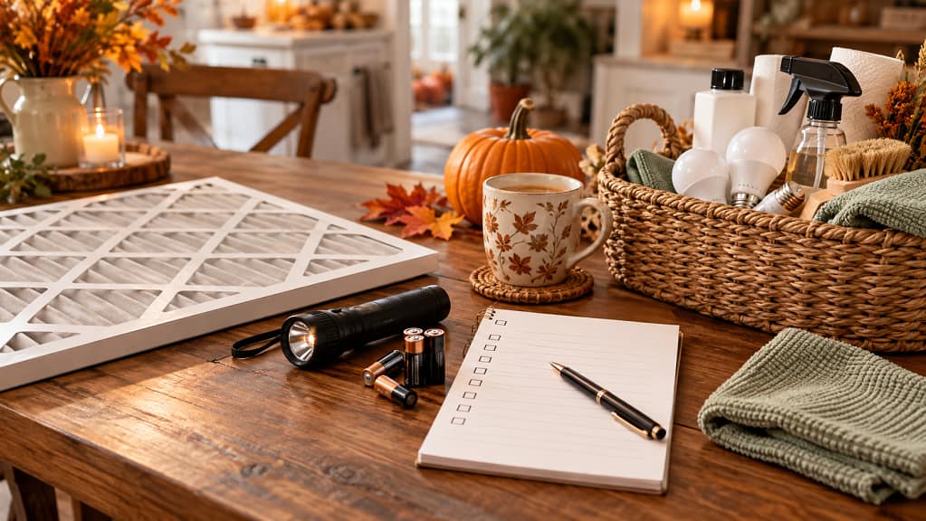 Fall cleaning cozy