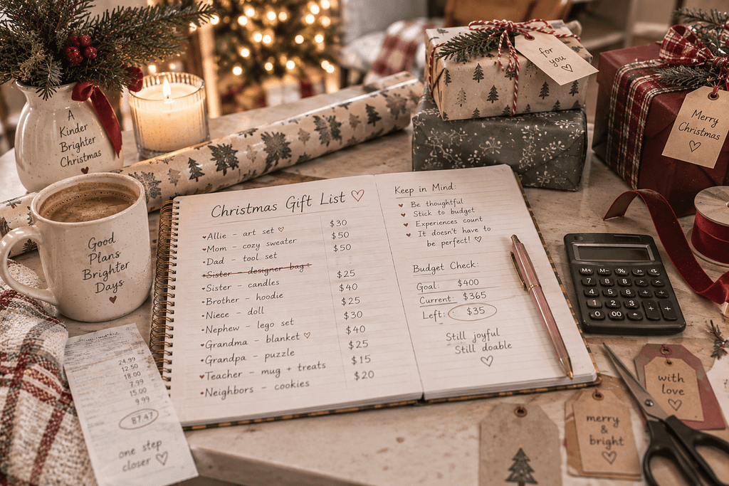 Create a Holiday Gift Budget spend