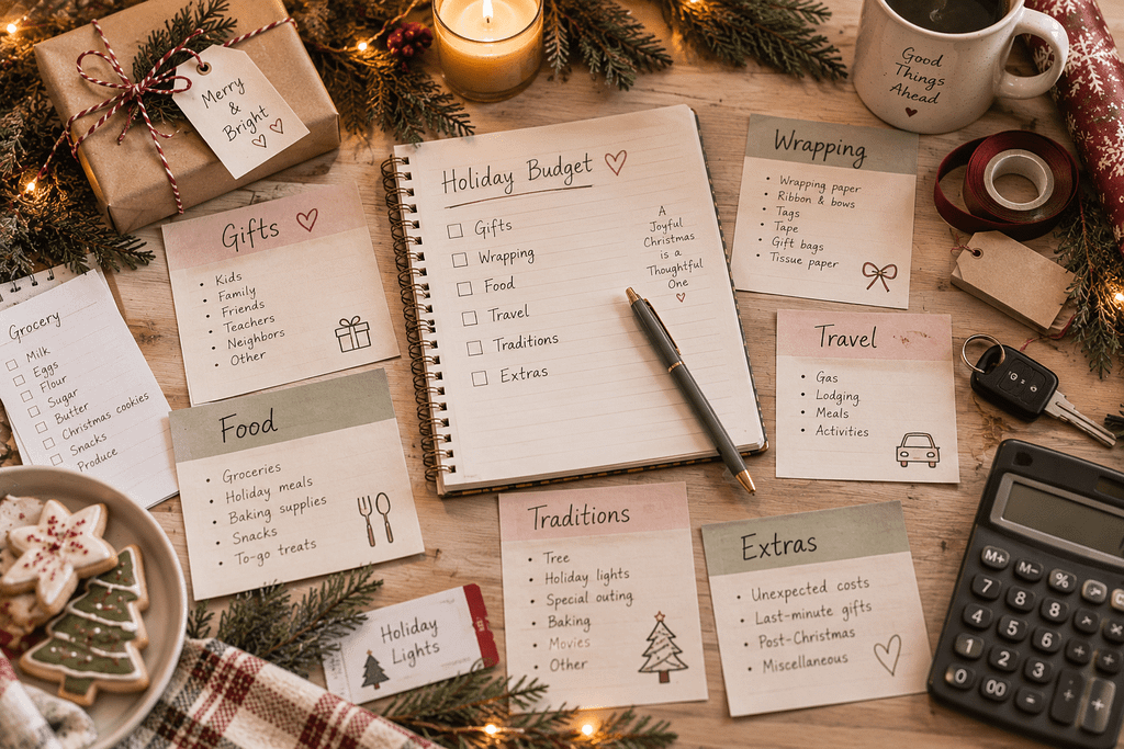 Create a Holiday Gift Budget shopping