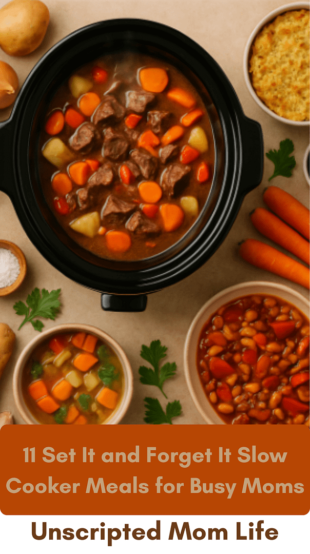 Slow Cooker dinners pin