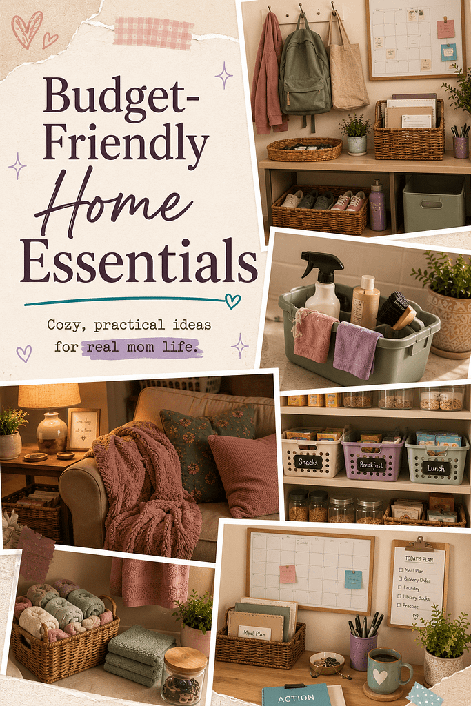 Budget-Friendly Home Essentials pin 1