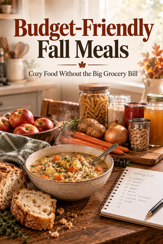 Budget-Friendly Fall Recipes pin 1