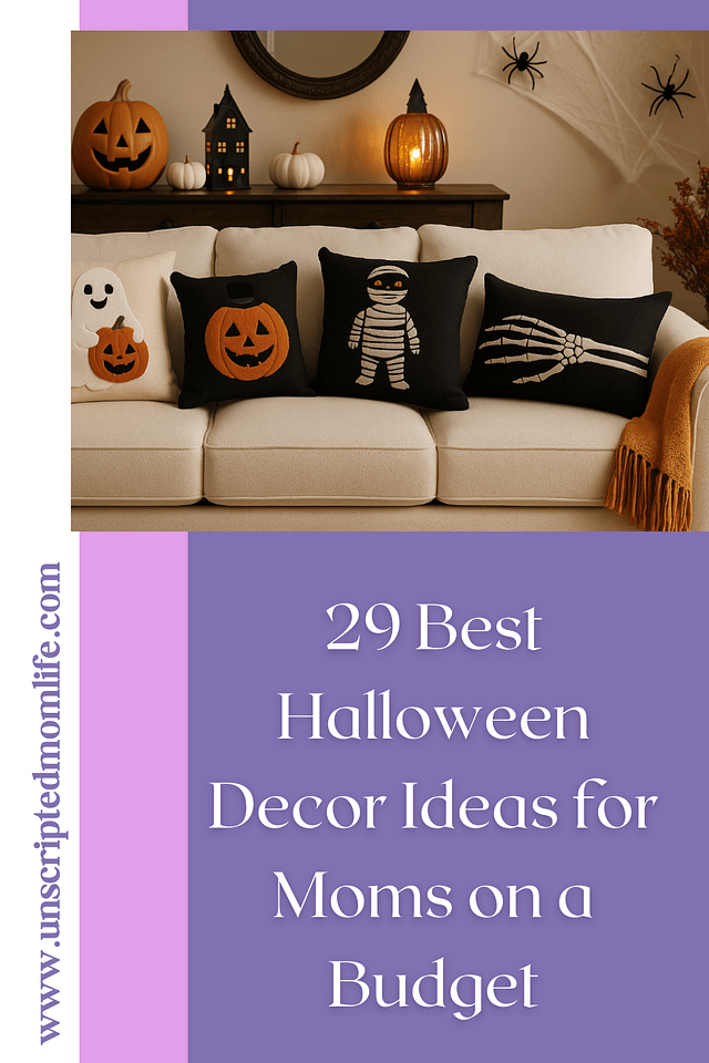 Halloween Decor Ideas for Moms on a Budget pin 2