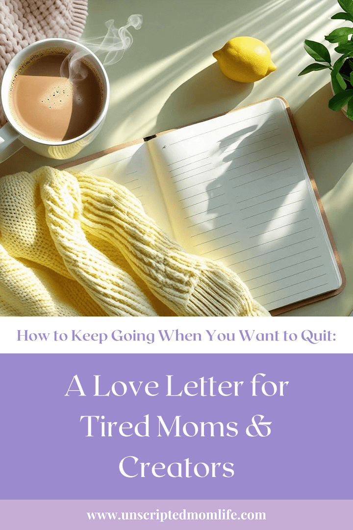 How to Keep Going When You Want to Quit pin