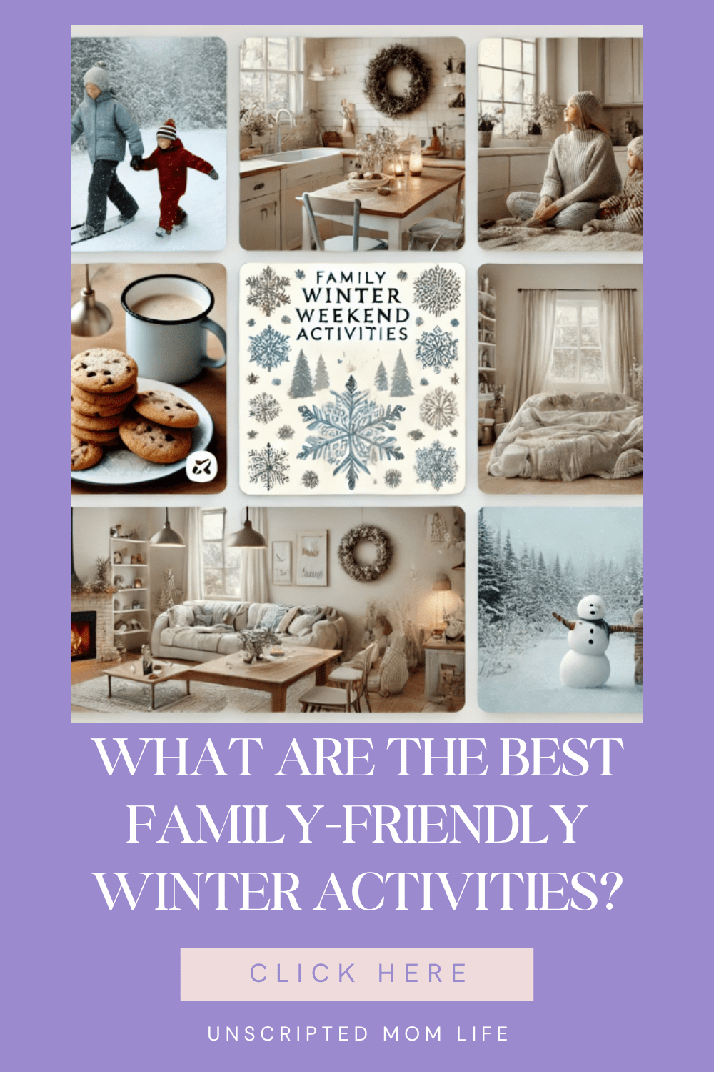 family-friendly winter activities pin