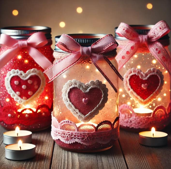 Affordable Valentine’s Day Decor Love Mason Jars