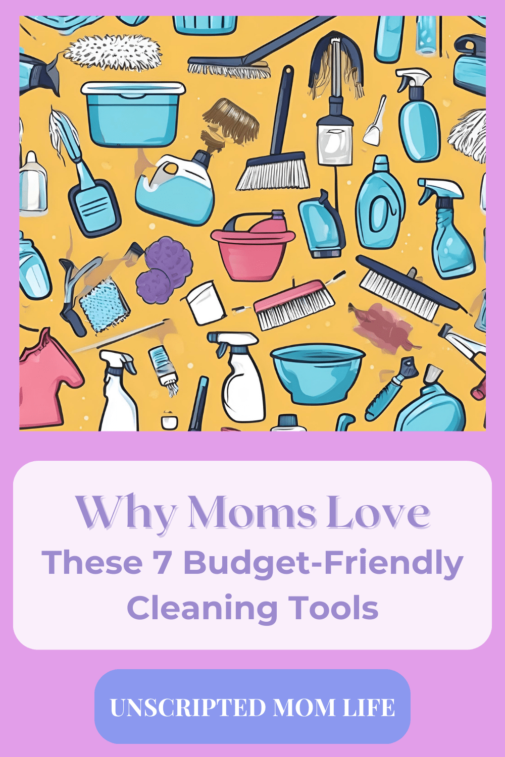 Budget-Friendly Cleaning Tools pin