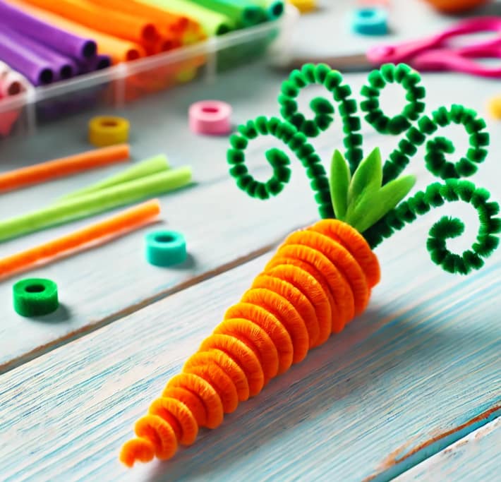 Easter crafts for kids carrot