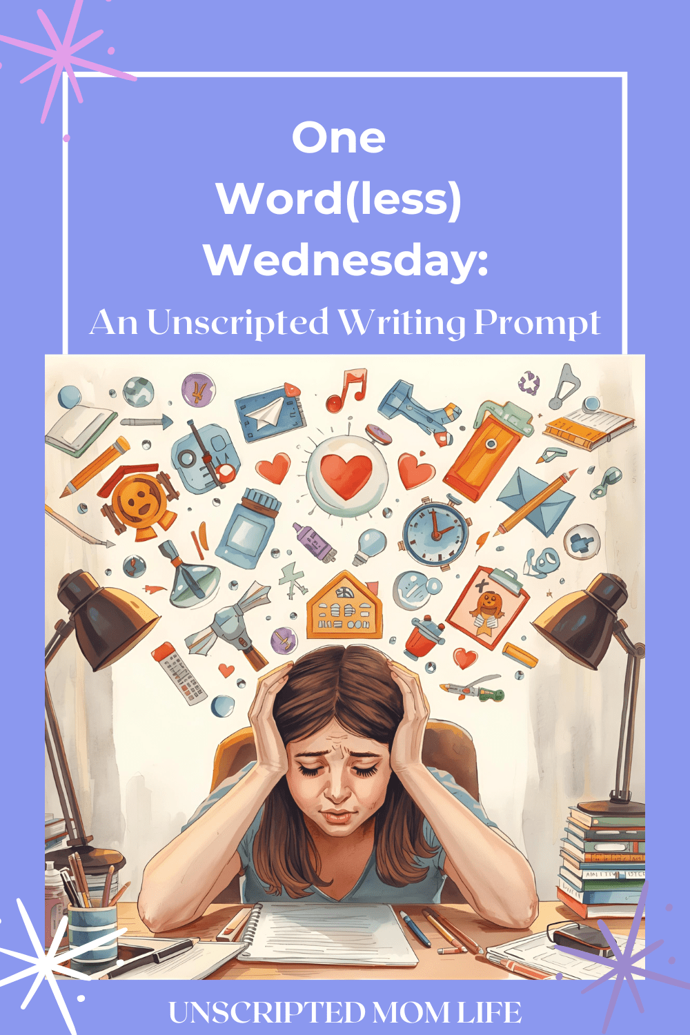 Unscripted Writing Prompt pin 